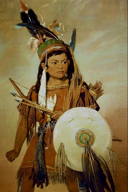 George Catlin Indian Boy china oil painting image